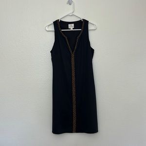 Julie Brown NYC Embellished Beaded woman’s Black Slip Dress Sz 4